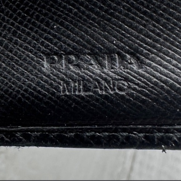 AUTHENTIC Prada wallet in black. - Picture 16 of 16